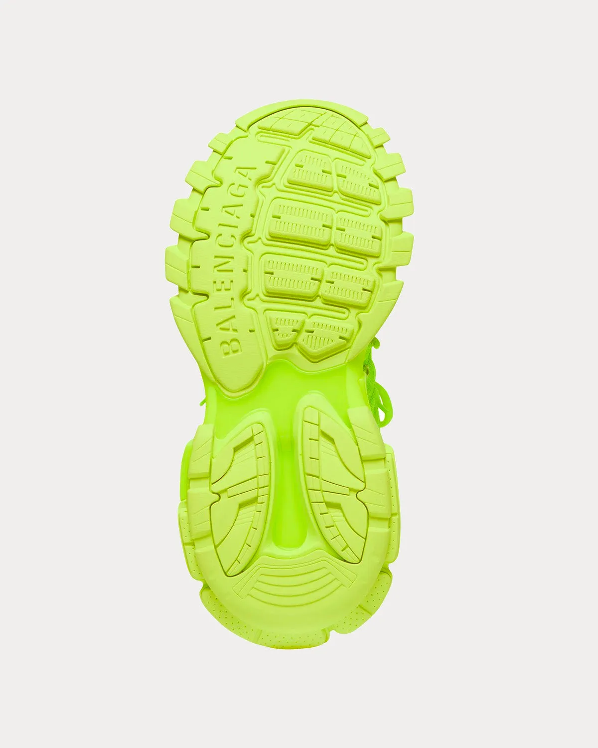 Track Full Mesh Neon Yellow Low Top Sneakers