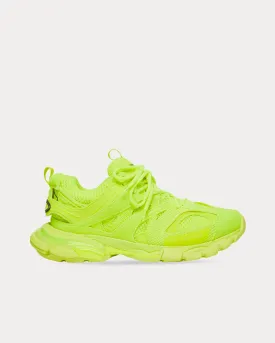 Track Full Mesh Neon Yellow Low Top Sneakers