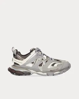 Track LED Mesh & Nylon Grey Low Top Sneakers