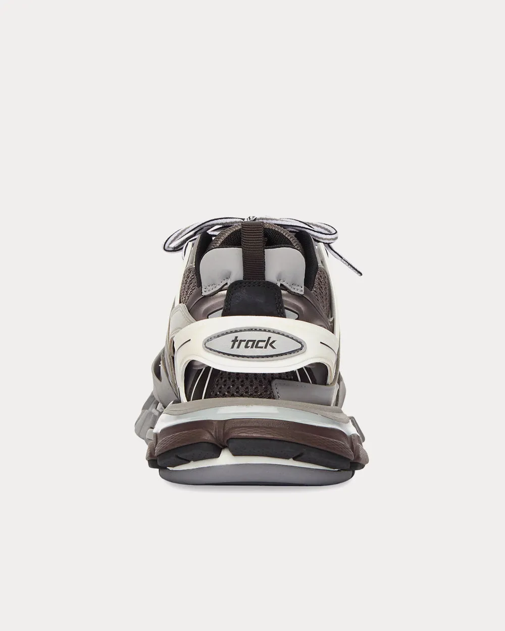 Track LED Mesh & Nylon Grey Low Top Sneakers