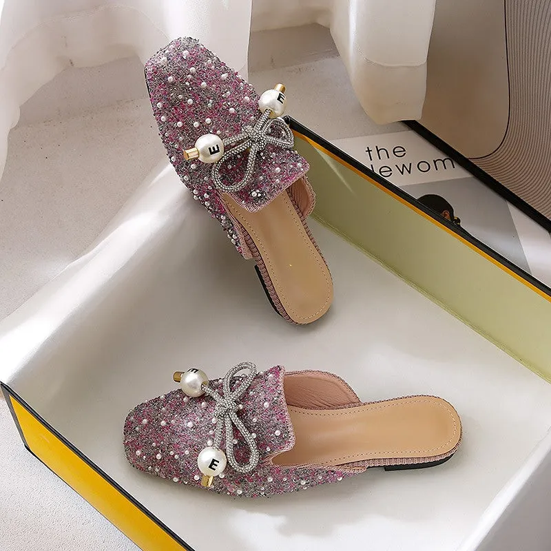 vanccy Flat Fashion Toe Slippers