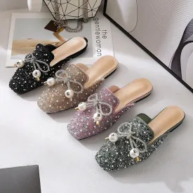 vanccy Flat Fashion Toe Slippers