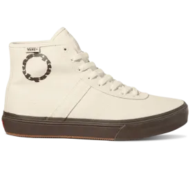 Vans Gilbert Crockett Quasi Deconstructed High Skateboard Shoe - White